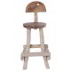 Chaise haute en racine de teck RACINE  d40cm