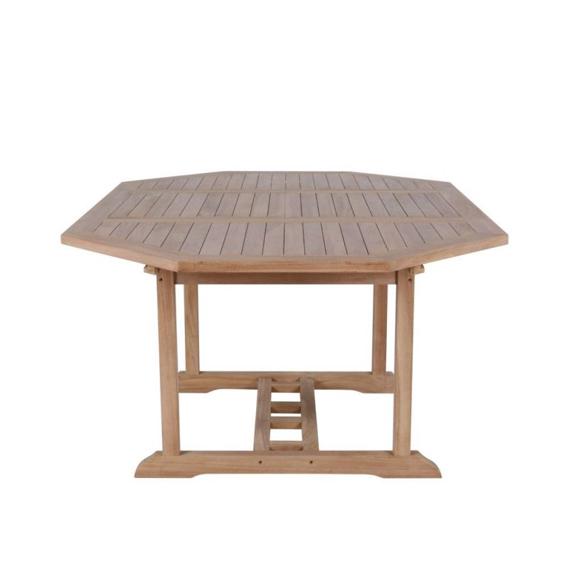 Table Octogonale en Teck • Résistante et durable • Kit-M