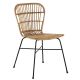 Chaise rotin naturel design RATTAN horn