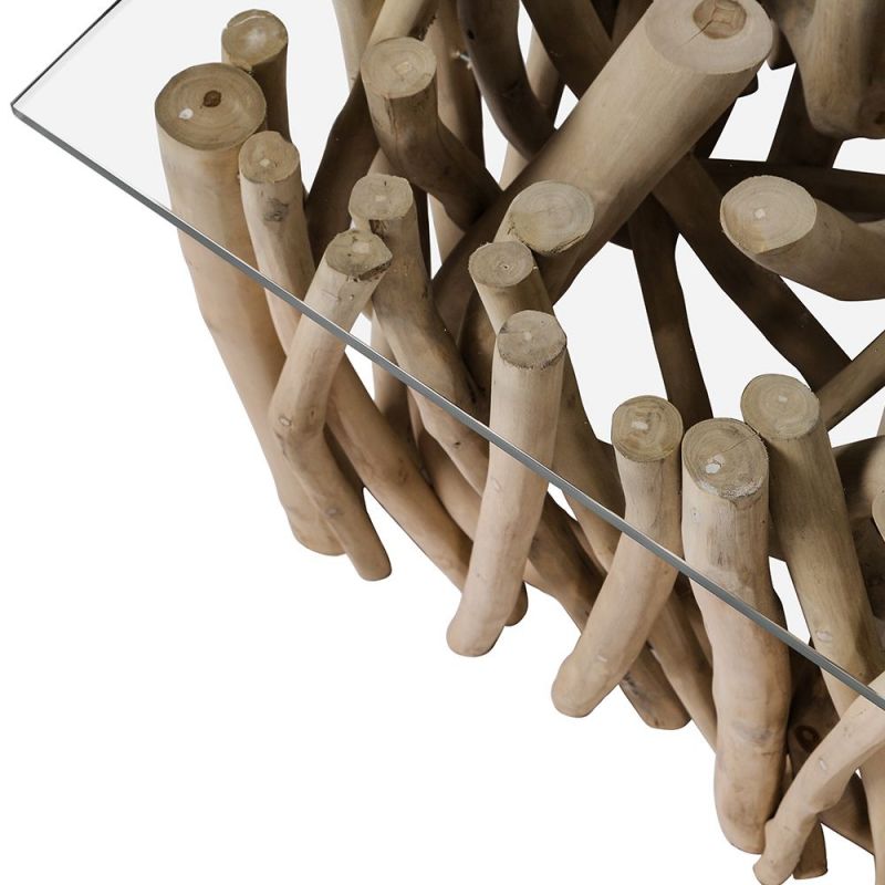 Table basse originale teck-1