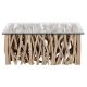 Table basse bois flotté