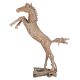 Cheval statue teck TRIBAL h300cm cabré