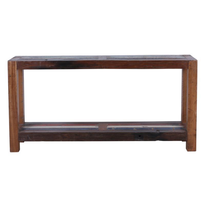 Console bois bateau unique BOATWOOD 160cm