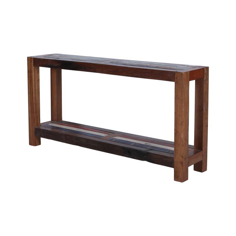 Console bois de bateau recyclé BOATWOOD 160cm