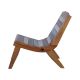 Fauteuil relax jardin bois BOATWOOD 60cm