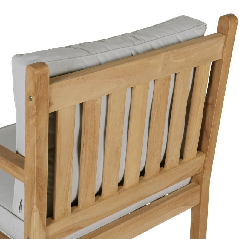 Fauteuil teck jardin 68cm JATI classic