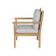 Fauteuil de jardin teck massif 68cm JATI classic