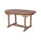 Table teck jardin ovale 150/200cm extensible JATI