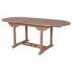 Table jardin bois teck 150/200cm extensible JATI