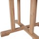 Table jardin ronde bois Ø120cm JATI ronde