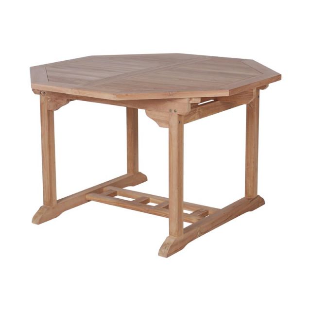 Table octogonale en teck d'occasion - Jardin & Plantes