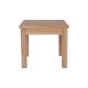 Table basse exterieur massif 45cm JATI carrée