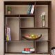 Bibliothèque ethnique bois ORIENT 117cm 2 portes