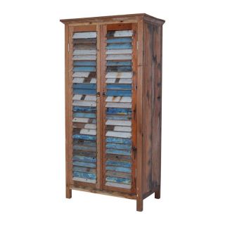 Armoire bois de bateau recyclé BOATWOOD 86cm