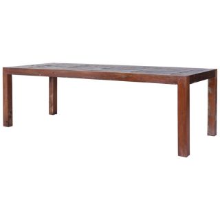 Table repas bois de bateau recyclé BOATWOOD 250cm
