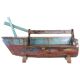 Banc pirogue bois coloré BOATWOOD 216cm
