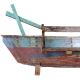 assise pirogue bois coloré BOATWOOD 216cm
