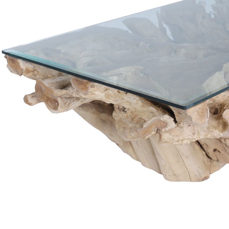Table basse rectangulaire teck 120cm RACINE n74