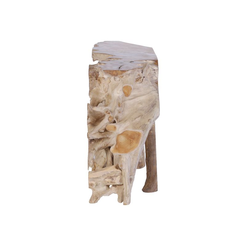 Console bois de teck RACINE 140cm n28