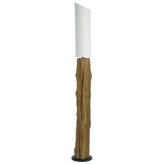 Lampadaire teck cylindrique RUSTIC h150cm