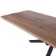 Table teck recyclé massif POHON 250cm pieds mikado