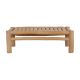 Table basse extérieur en branche de teck BRANCHE 120cm