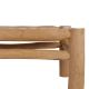 Table basse bois flotté teck BRANCHE 120cm