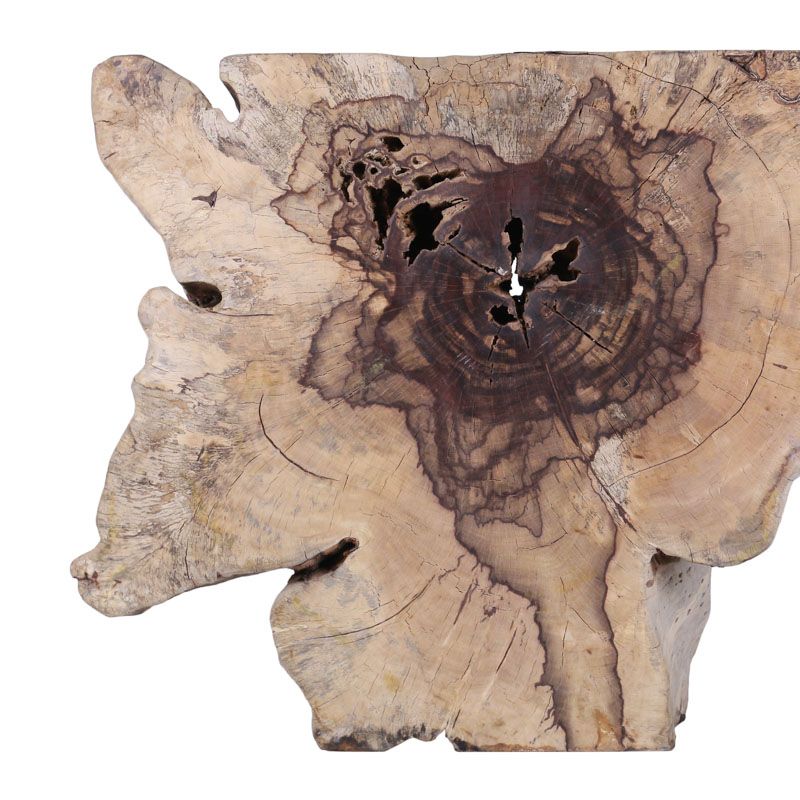 Console bois exotique massif WILD 116cm n38