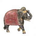 Statue éléphant bois INDIA 45cm