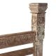 Lit ancien en bois blanchi INDIA 160x200cm