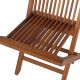 Chaise teck jardin huilé JATI 45cm modèle folding