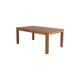 Table jardin huilée bois teck massif rectangulaire 150/200cm JATI