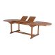 Table teck extérieur huilée 220/260/300cm extensible JATI