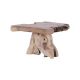 Table basse tranche racine de teck 83cm RACINE n°06