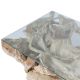 Table basse souche carrée 80cm RACINE avec verre n67