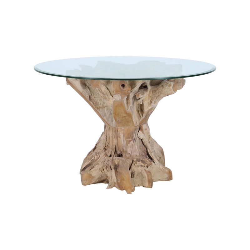 Table terrasse racine de teck Ø120cm RACINE n47