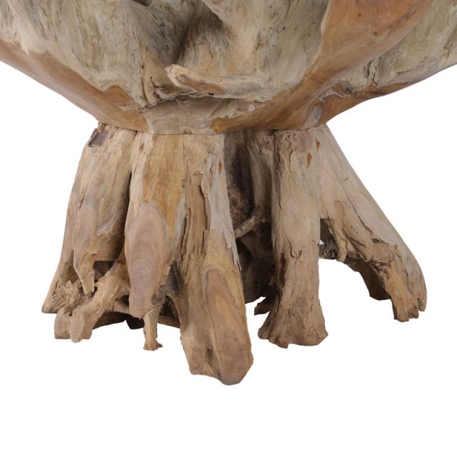 Banc racine de teck bois massif original 145cm