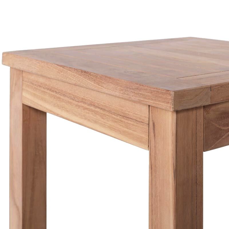 table basse carrée jardin teck