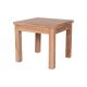 Table basse jardin teck massif 45cm JATI carrée