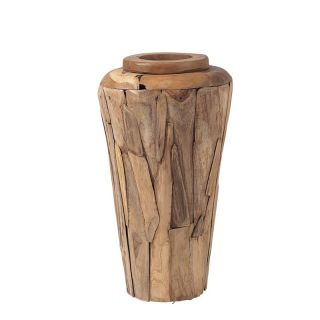 vase déco teck