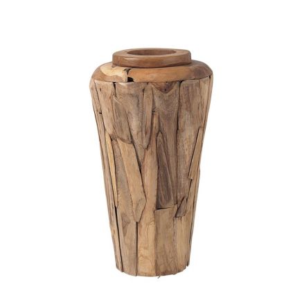 vase déco teck