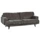 Canapé 3 places tissu recyclé CHESTER Nogent 210cm BRUN