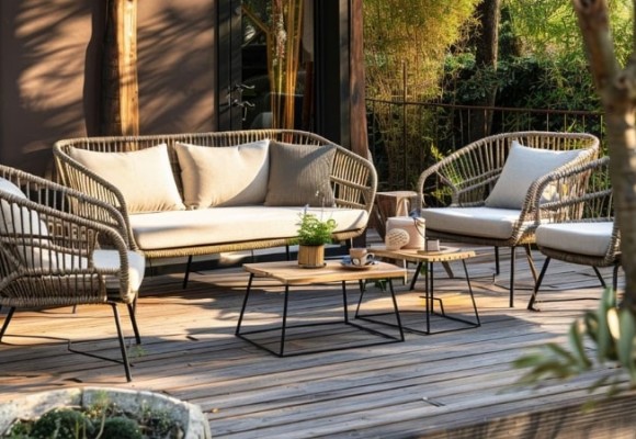 Quels meubles de jardin installer sur une terrasse en bois ? 